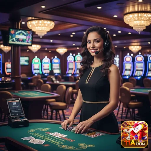 Ilustração de Explore os melhores jogos de slots no 11a com segurança