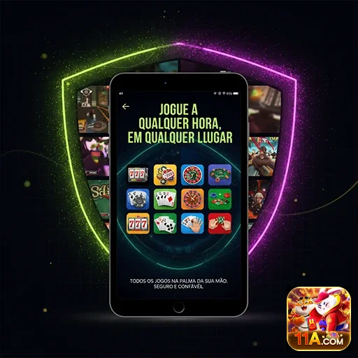 Ilustração de Explore os melhores jogos de slots no 11a com segurança